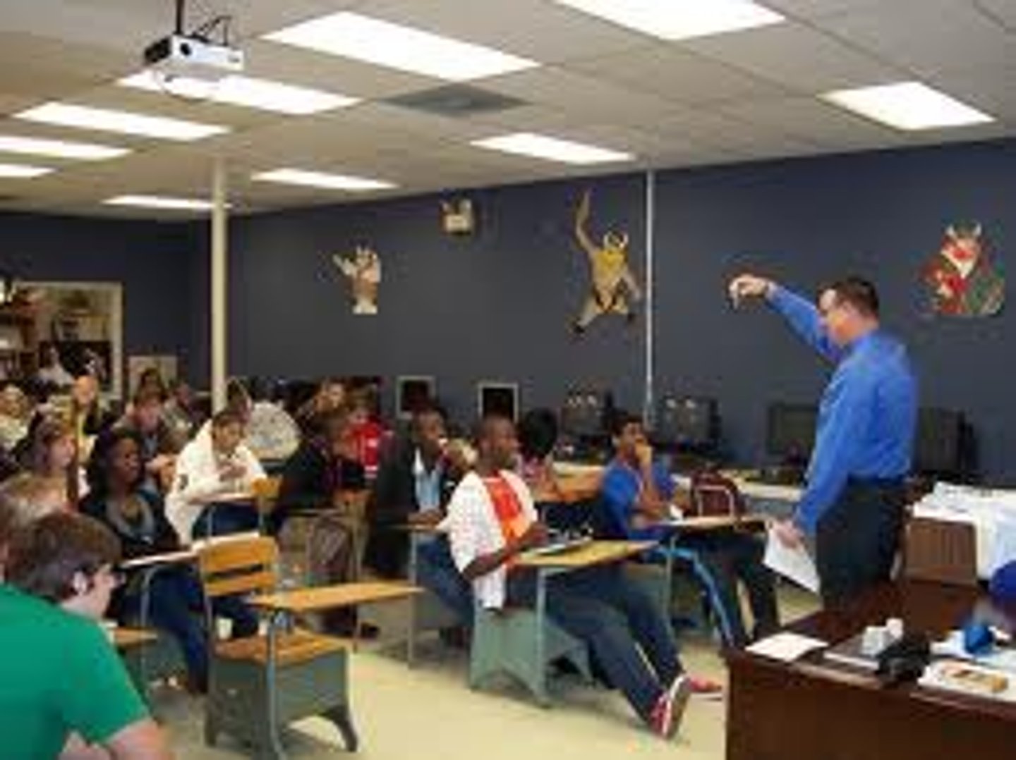 <p>the classroom</p>