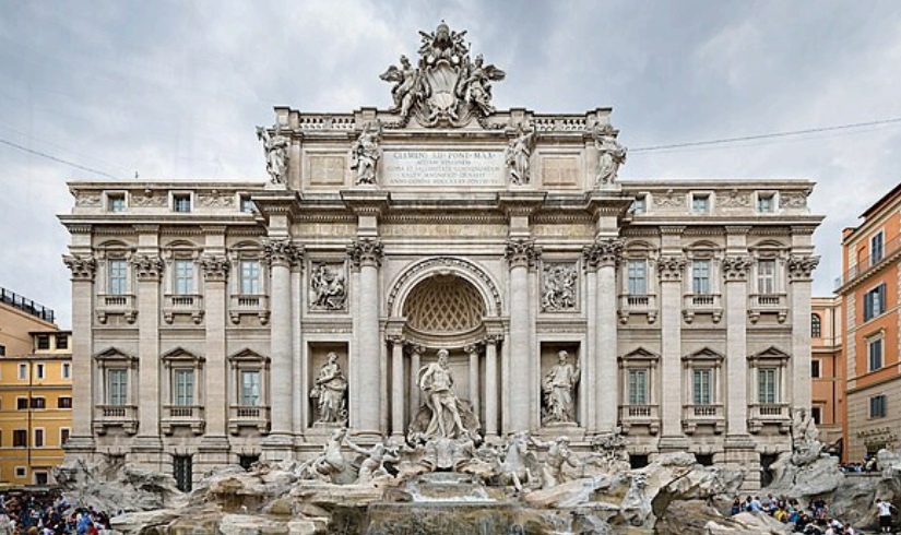 <p>The Trevi Fountain</p>