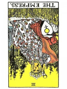 <ol start="3">
<li>The Empress (Reversed)</li>
</ol>