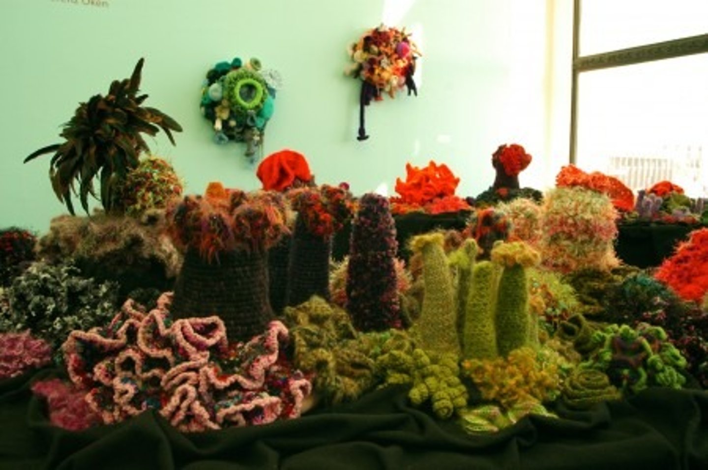 <p>Theme: Science - The discovery of a mathematician is used to create three-dimensional models of hyperbolic geometry. Using an algorithmic process, three-dimensional models of coral reefs are generated using instructions for crochet patterns that are arranged together by crocheters for many subreefs. </p>