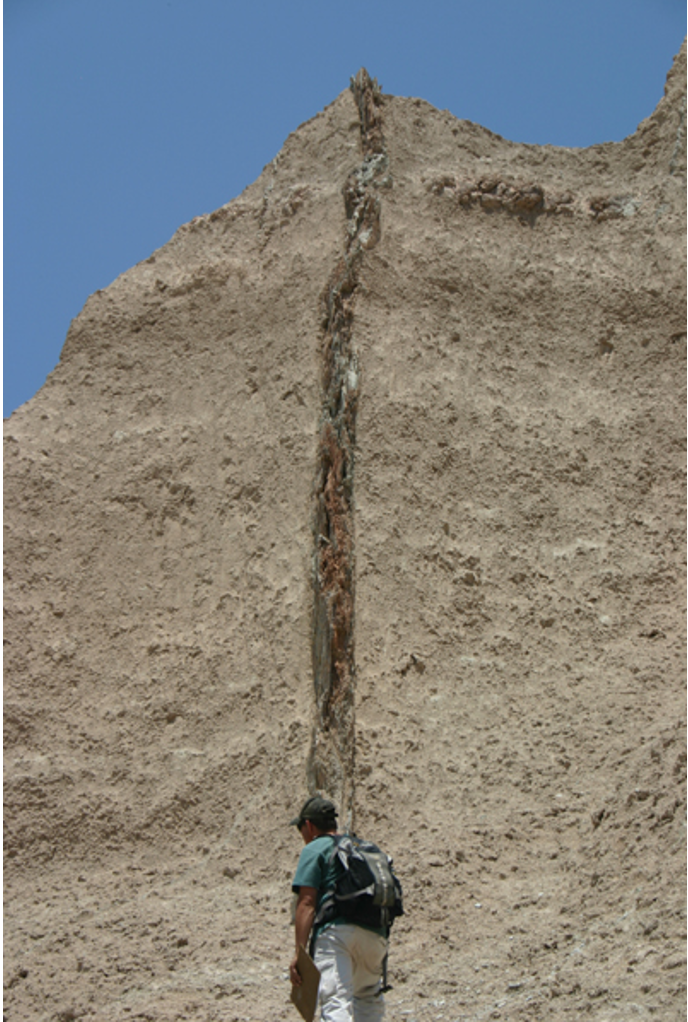 <p>Overburden causes grain rotation to reduce volume</p><p>→ pore space reduced, rock volume same, expulsion of water</p><p>→ long axis perpendicular to compaction direction (shales)</p><p>Sandstone dykes</p><p>→ sand grains brought up w water, injected through overlying sediment</p>