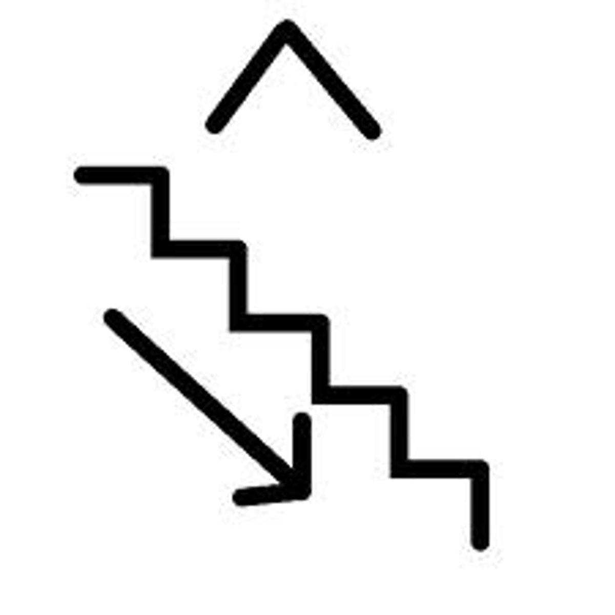 <p>to descend/go down to</p>