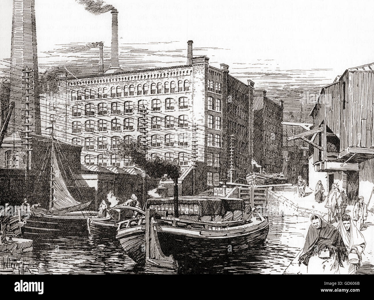 <p>Manchester during the Industrial Revolution</p>