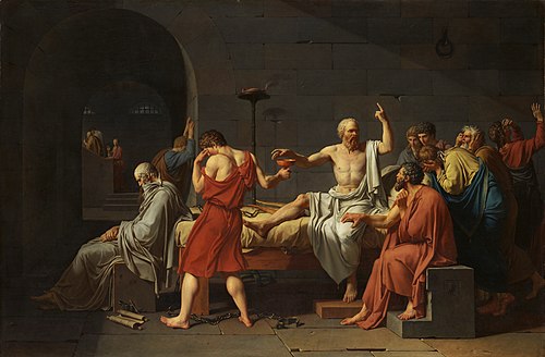 <p>Death of Socrates</p>