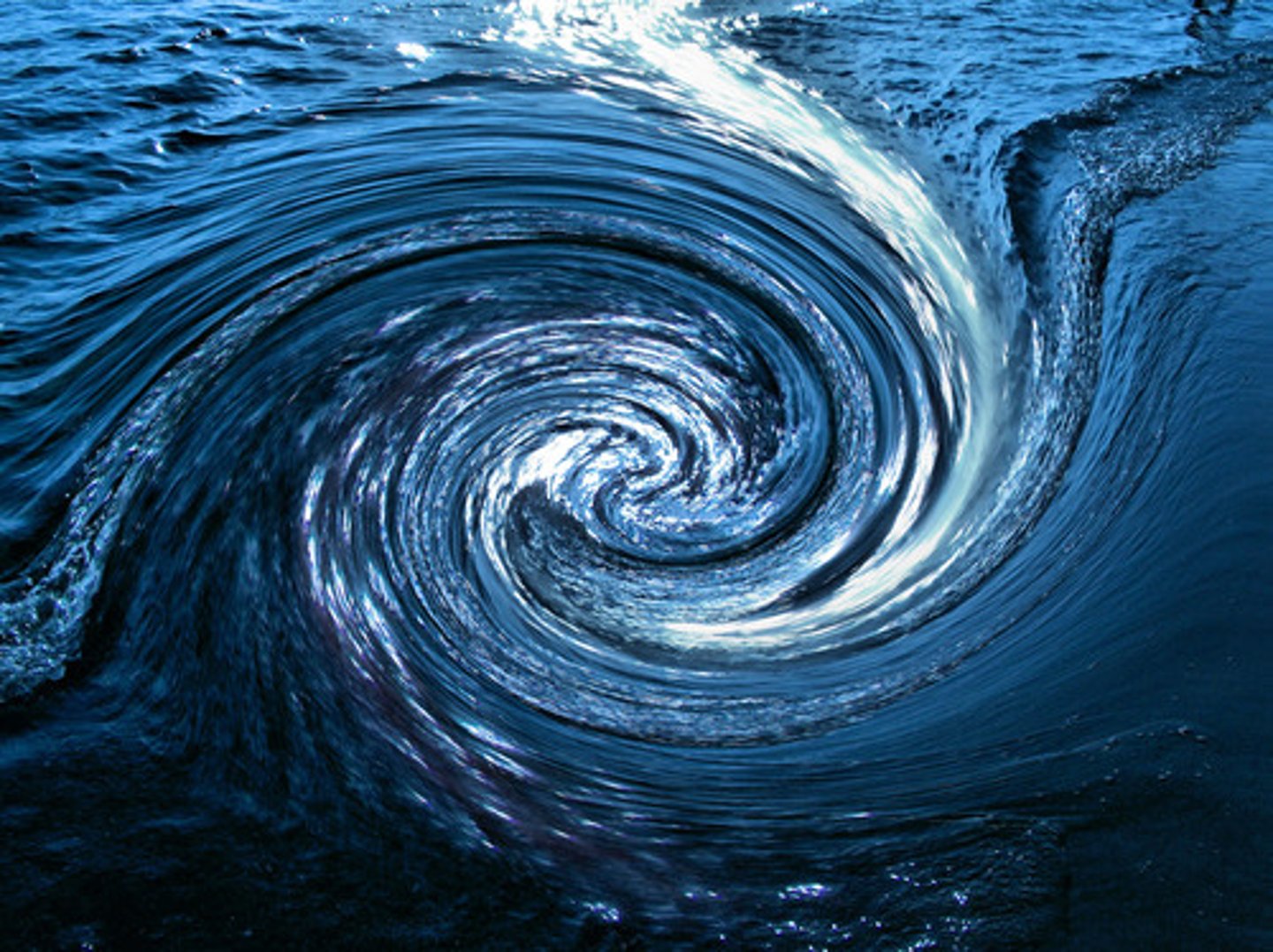 <p>Center of turbulence in a tropical storm.</p>