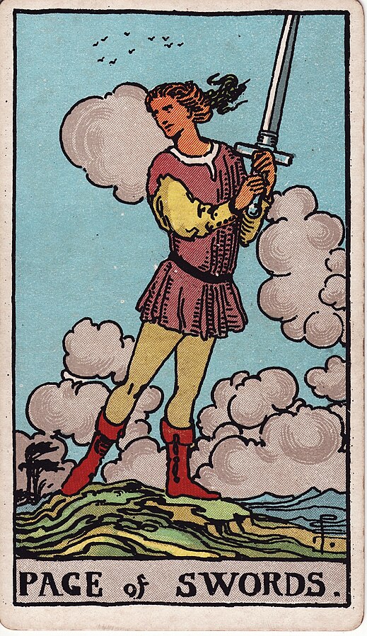 <p>Page of Swords</p>