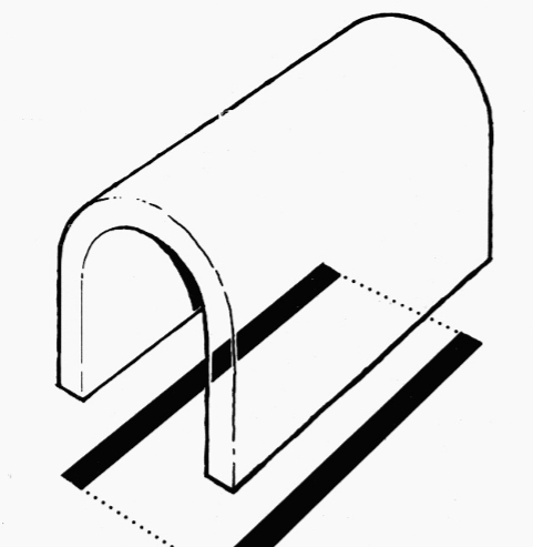 <p> architektonische Elemente, die Räume durch gekrümmte Oberflächen überdecken</p>