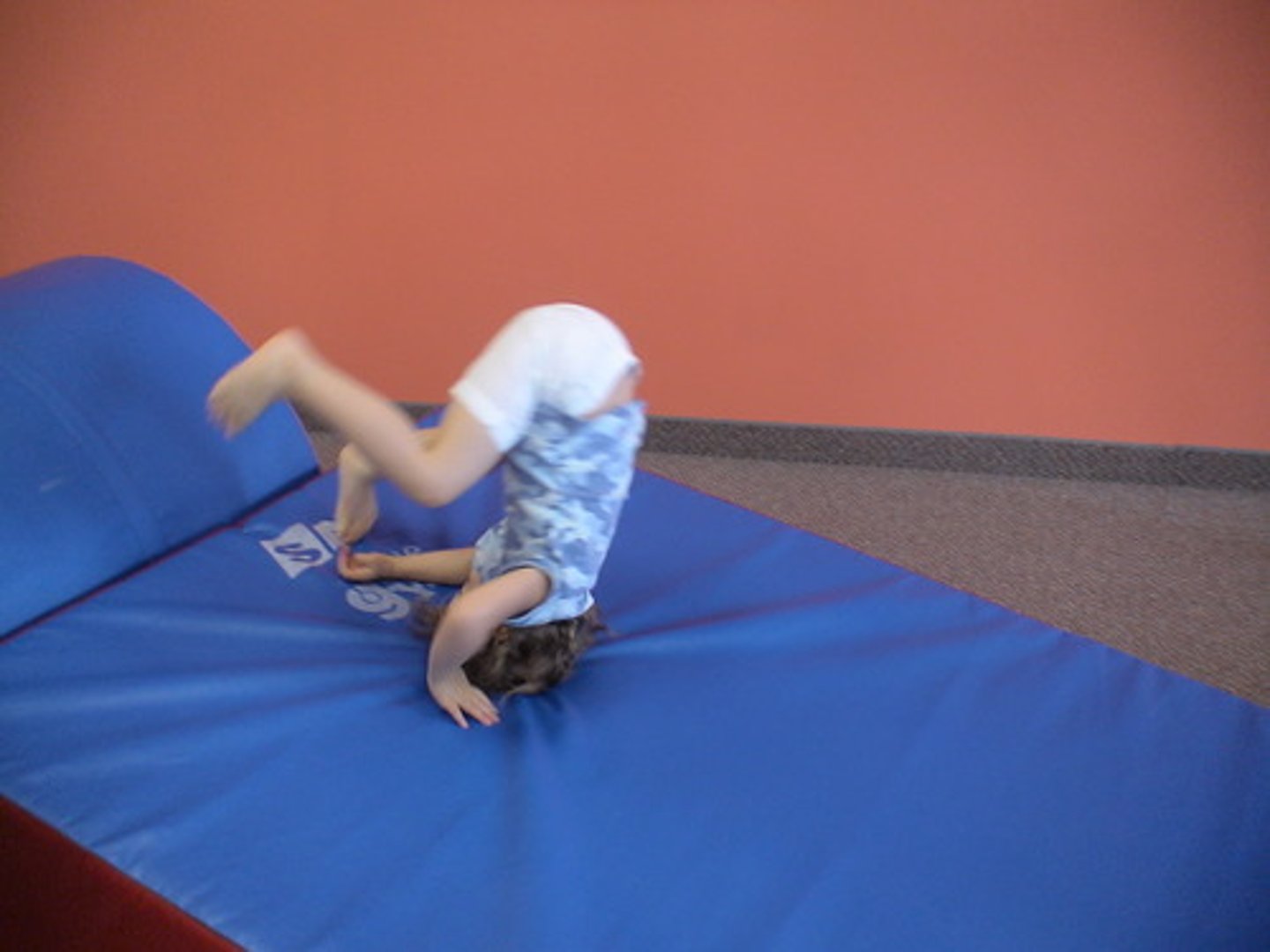 <p>to go head over heels (to tumble)</p>