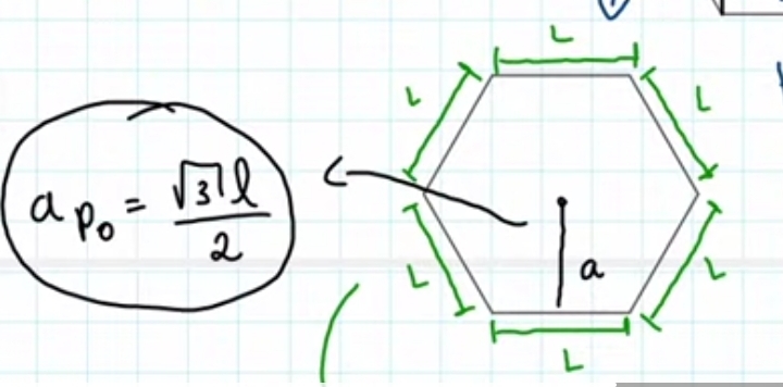 <p>L*√3 / 2</p>