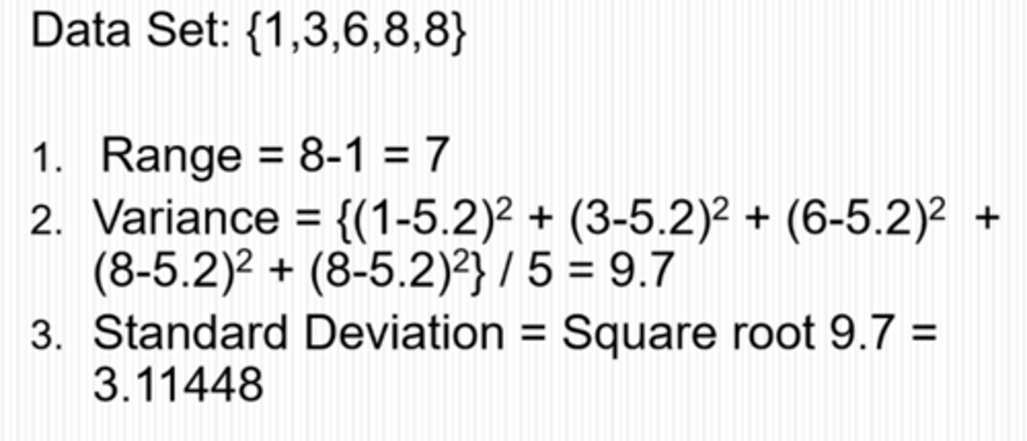 <p>square root of the variance</p>