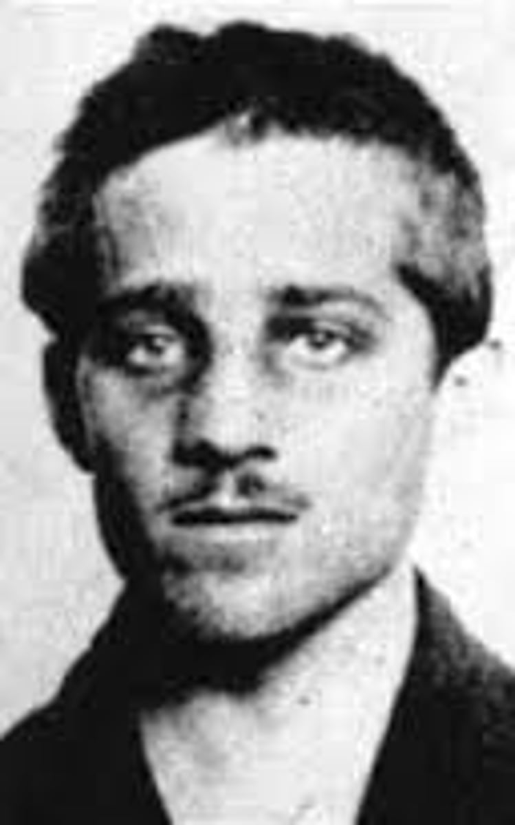 <p>The assassin of Archduke Francis Ferdinand of Austria, a member of the Black Hand</p>