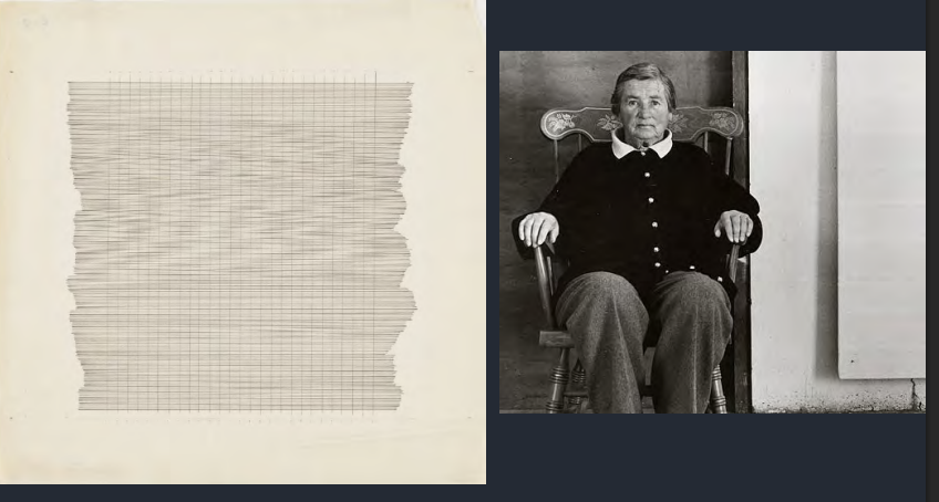 <p>Agnes Martin</p>