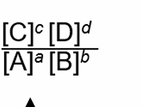 <p>Q = ([C]^c[D]^d)/([A]^a[B]^b), using <strong>actual</strong> cellular concentrations.</p>