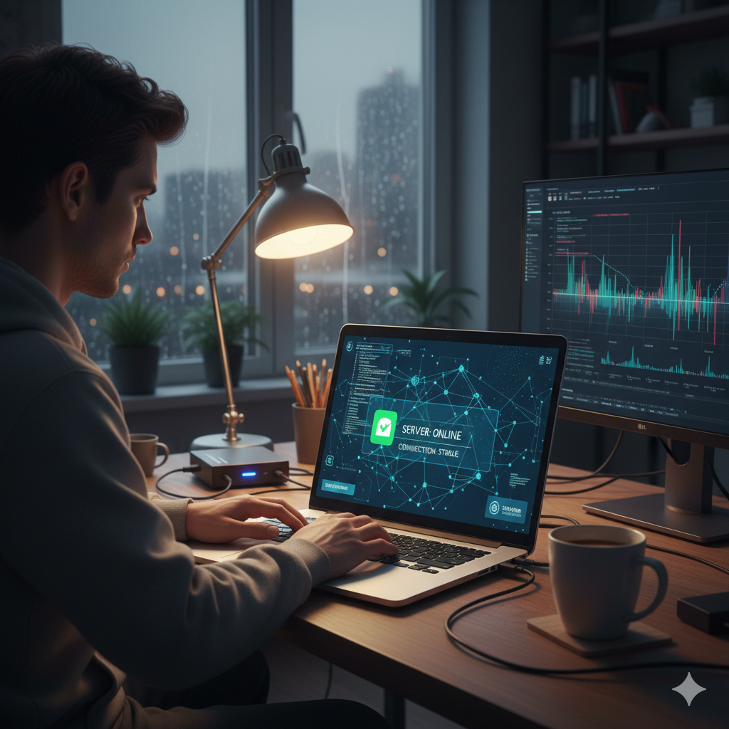 <p>Keep device powered on</p>