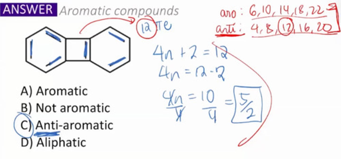 <p>b. Antiaromatic</p>