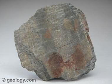 <ul><li><p>low-medium grade (between slate and schist)</p></li><li><p>fine grained (larger than slate)</p></li><li><p>parallel platy texture</p></li><li><p>protolith: shale/mudstone</p></li><li><p>associated minerals: chlorite, muscovite</p></li></ul><p></p>