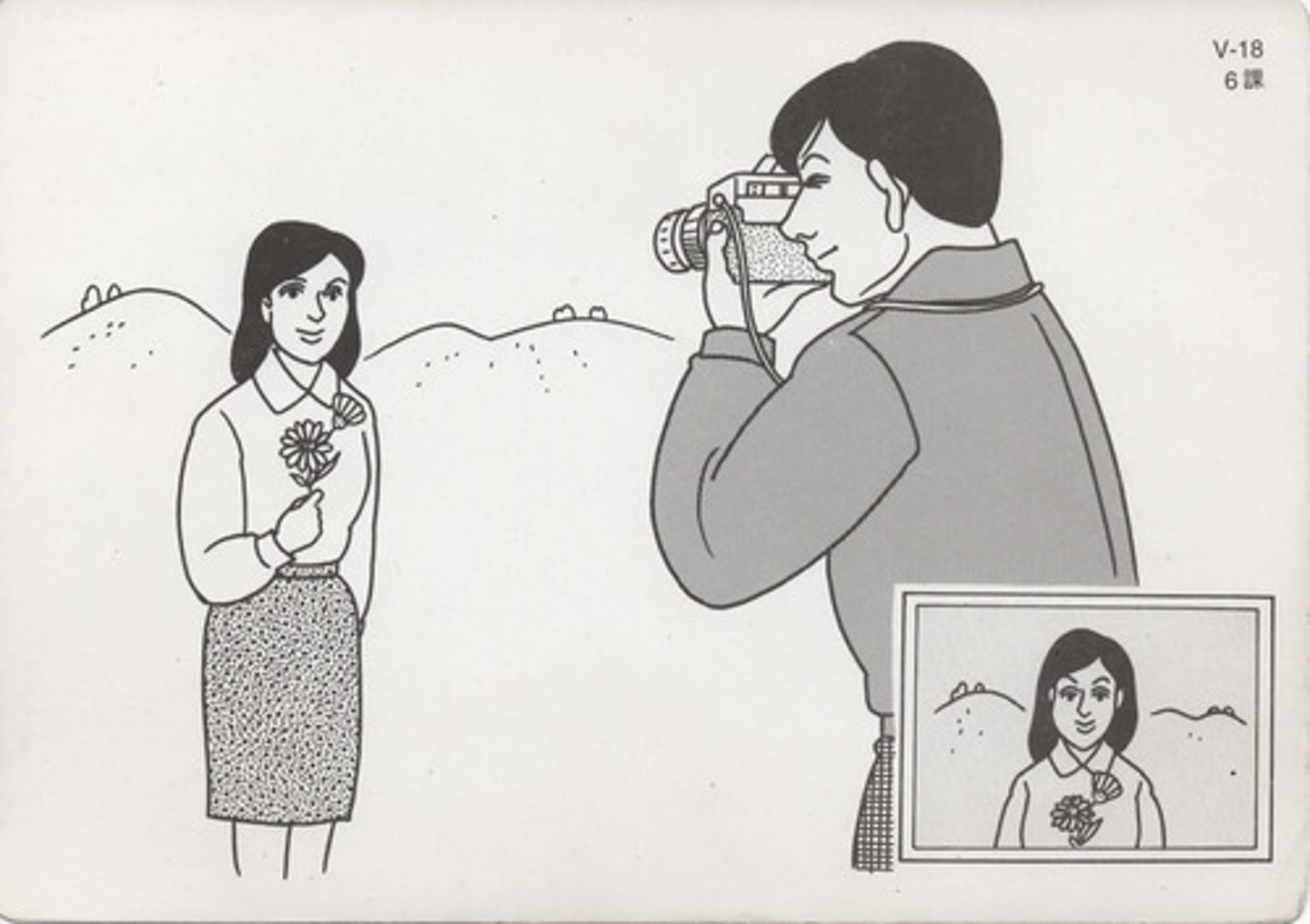 <p>うつります</p><p>muncul di layar</p><p>※ Contoh : coba buka aplikasi kamera smartphone kalian. Sesuatu yang terlihat di layar smartphone kalian disebut 写る</p>