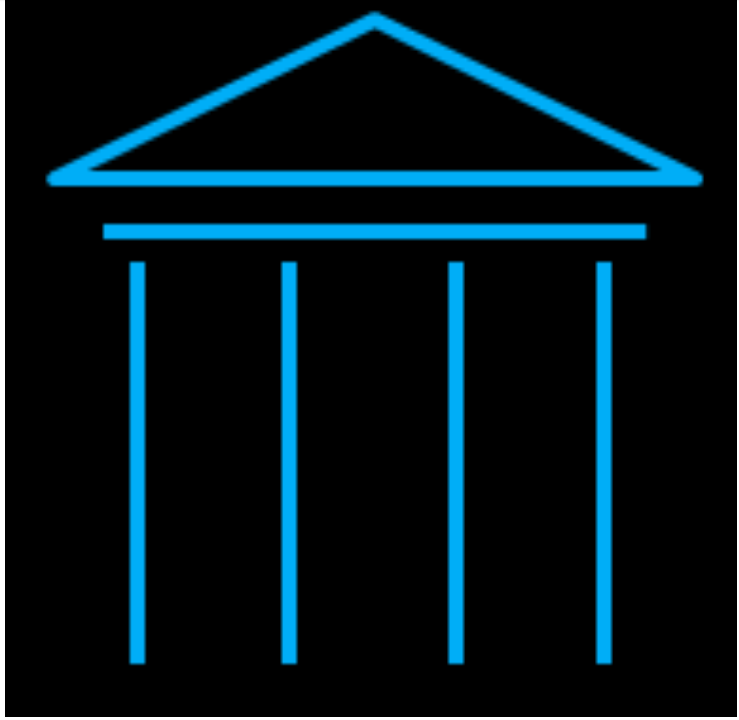 Greek temple front 
