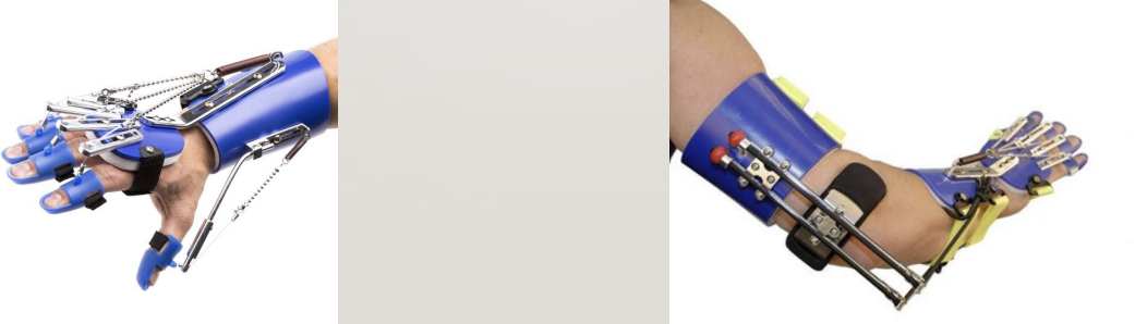 <ul><li><p><strong><u>Dynamic orthosis developed for stroke survivors who have difficulty with hand function</u></strong></p><ul><li><p><strong><u>springs open your hands for you</u></strong> (<strong><u>for someone who needs to practice grasp and release exercises</u></strong>)&nbsp;</p></li></ul></li><li><p><strong><u>Used during repetitive task practice to improve UE motor function</u></strong></p></li><li><p><strong><u>candidate</u></strong></p><ul><li><p><strong><u>Recovering from stroke, TBI, SCI, radial nerve palsy</u></strong></p></li><li><p><strong><u>Hand and arm weakness</u></strong>, <strong><u>wrist drop</u></strong>, <strong><u>or unable to open the hand</u></strong></p></li><li><p>Minimum 15 degrees of shoulder AROM in any direction</p></li><li><p>Minimum 15 degrees of elbow flexion AROM</p></li><li><p>Passively position the wrist in 15 degrees of extension with the finger straight</p></li><li><p><strong><u>Some ability to pick up items</u></strong></p></li><li><p><strong><u>Minimal to moderate spasticity in hand/wrist</u></strong> (<strong><u>possibly severe</u></strong>)</p></li></ul></li></ul><p></p>