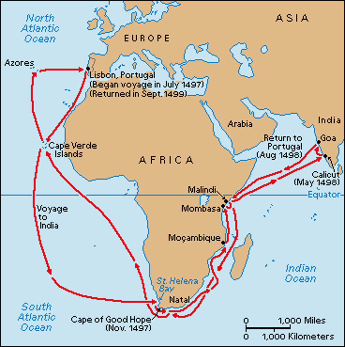 <p>Portuguese explorer. In 1497-1498 he led the first naval expedition from Europe to sail to India, opening an important commercial sea route.</p>