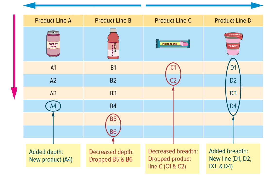 <p>Increase Depth</p><p>Decrease Depth </p><p>Decrease Breadth</p><p>Increase Breadth</p>