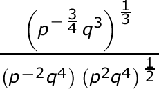 <p><span>Simplify the following expression so that all the exponents are positive.</span></p>