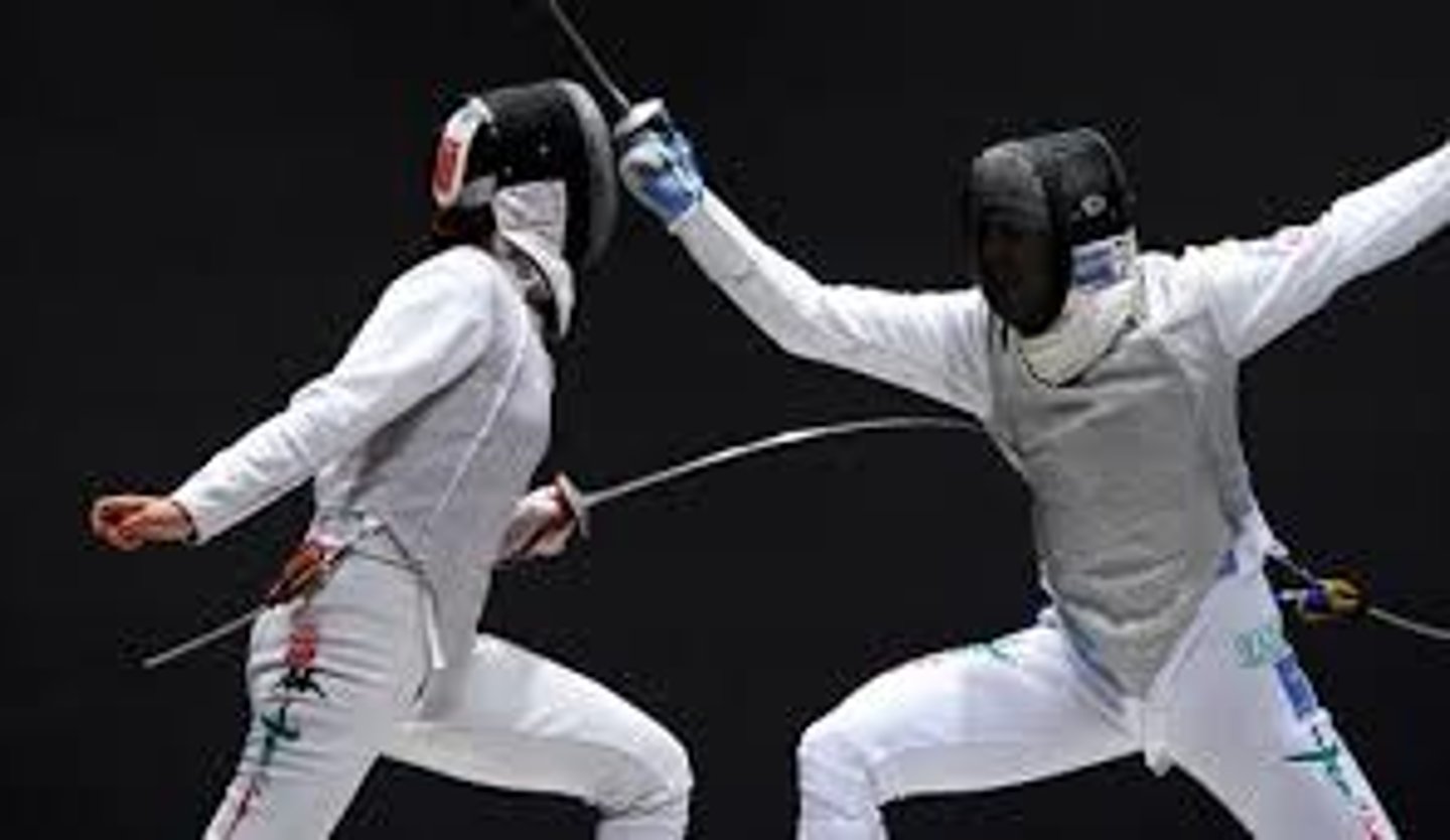 <p>to fence</p>