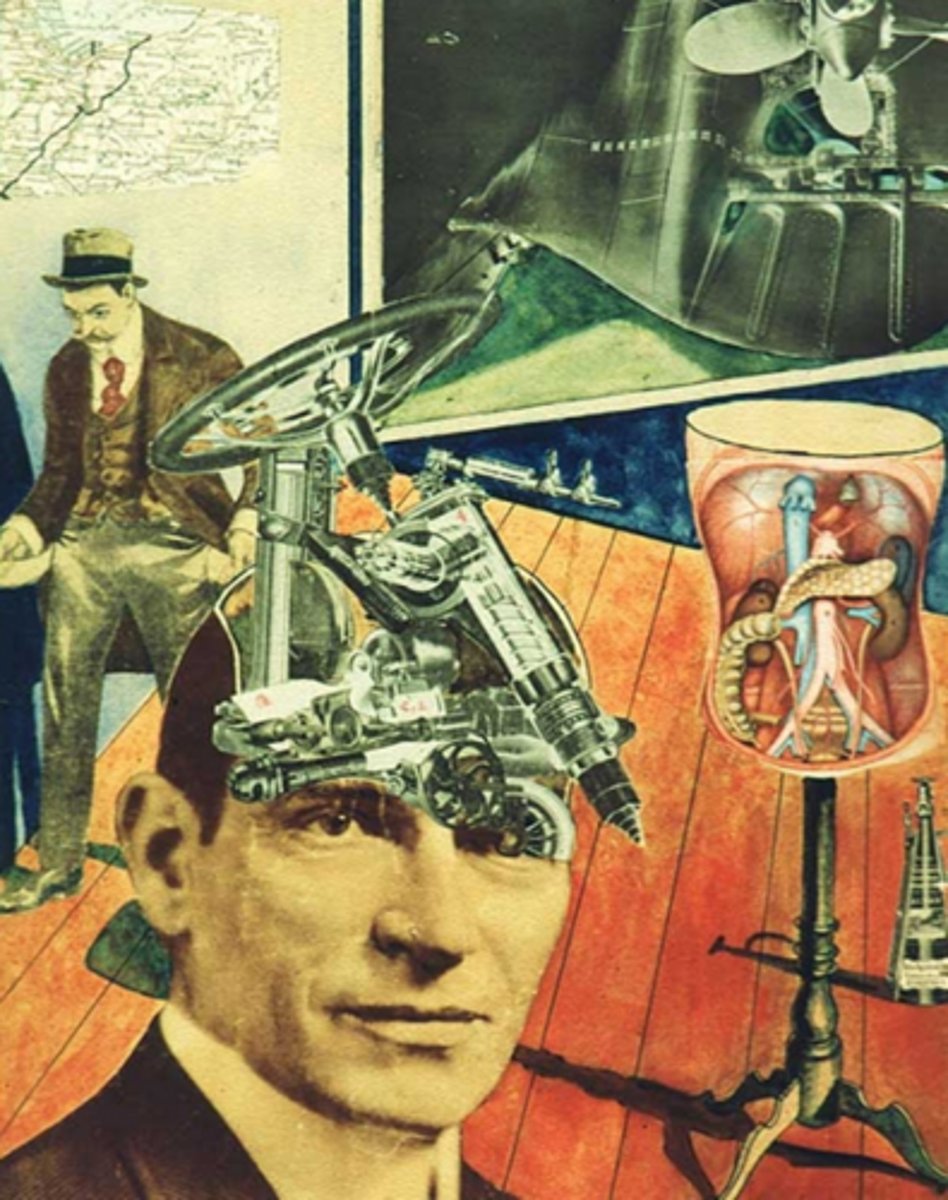 <p>Raoul Hausmann, 1920, photomontage</p>
