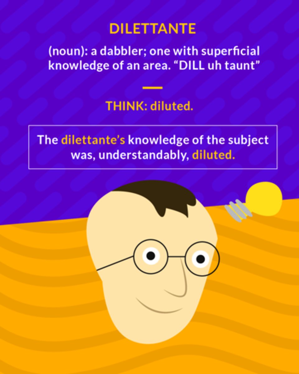 <p>someone with an amateurish and superficial interest in a topic</p><p>(noun) one with superficial knowledge of an area</p>