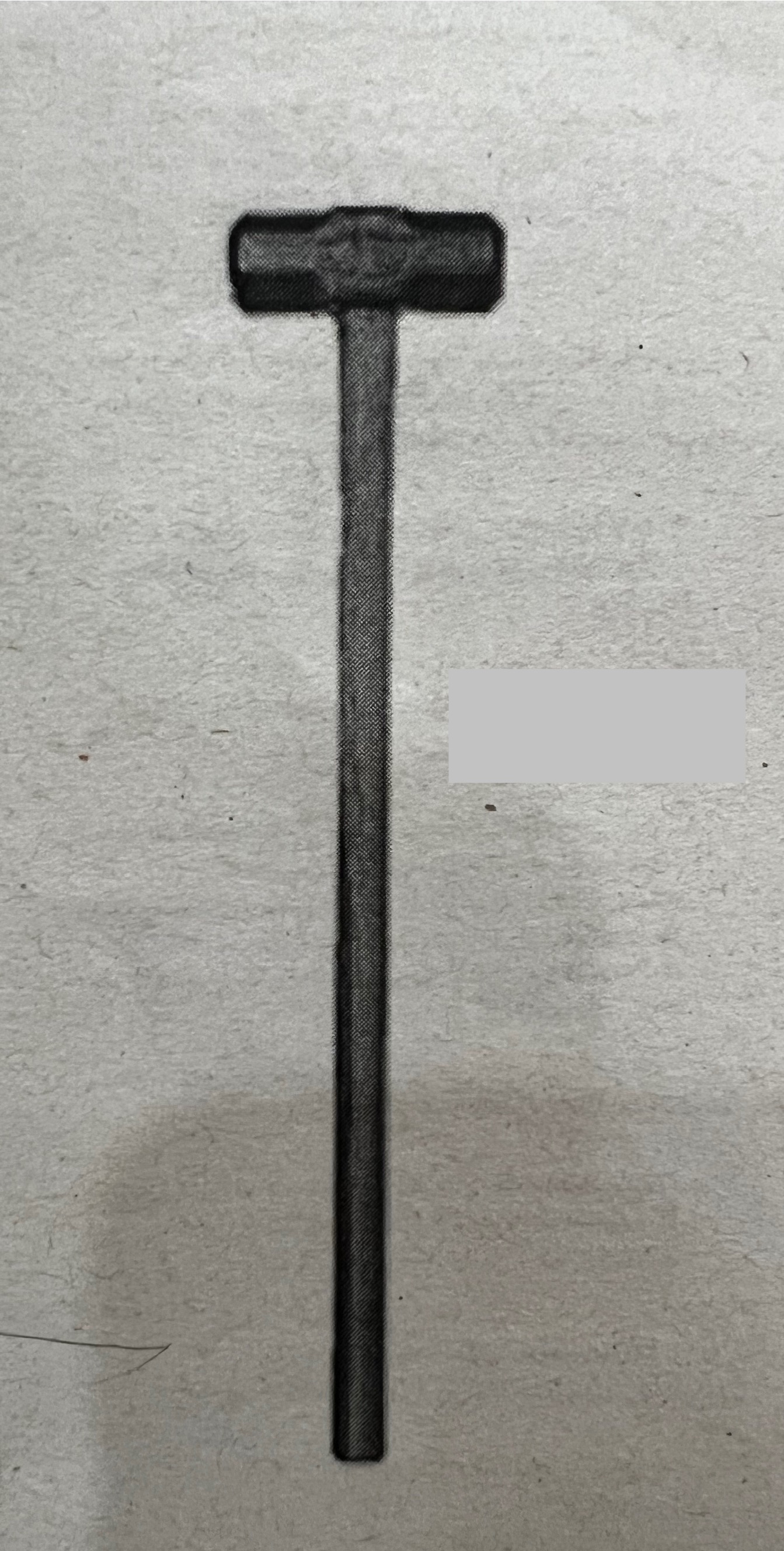 <p>The long handle combined with a heavy head allows ______________ to gather momentum during a swing and apply a large force compared to hammers designed to drive nails</p>