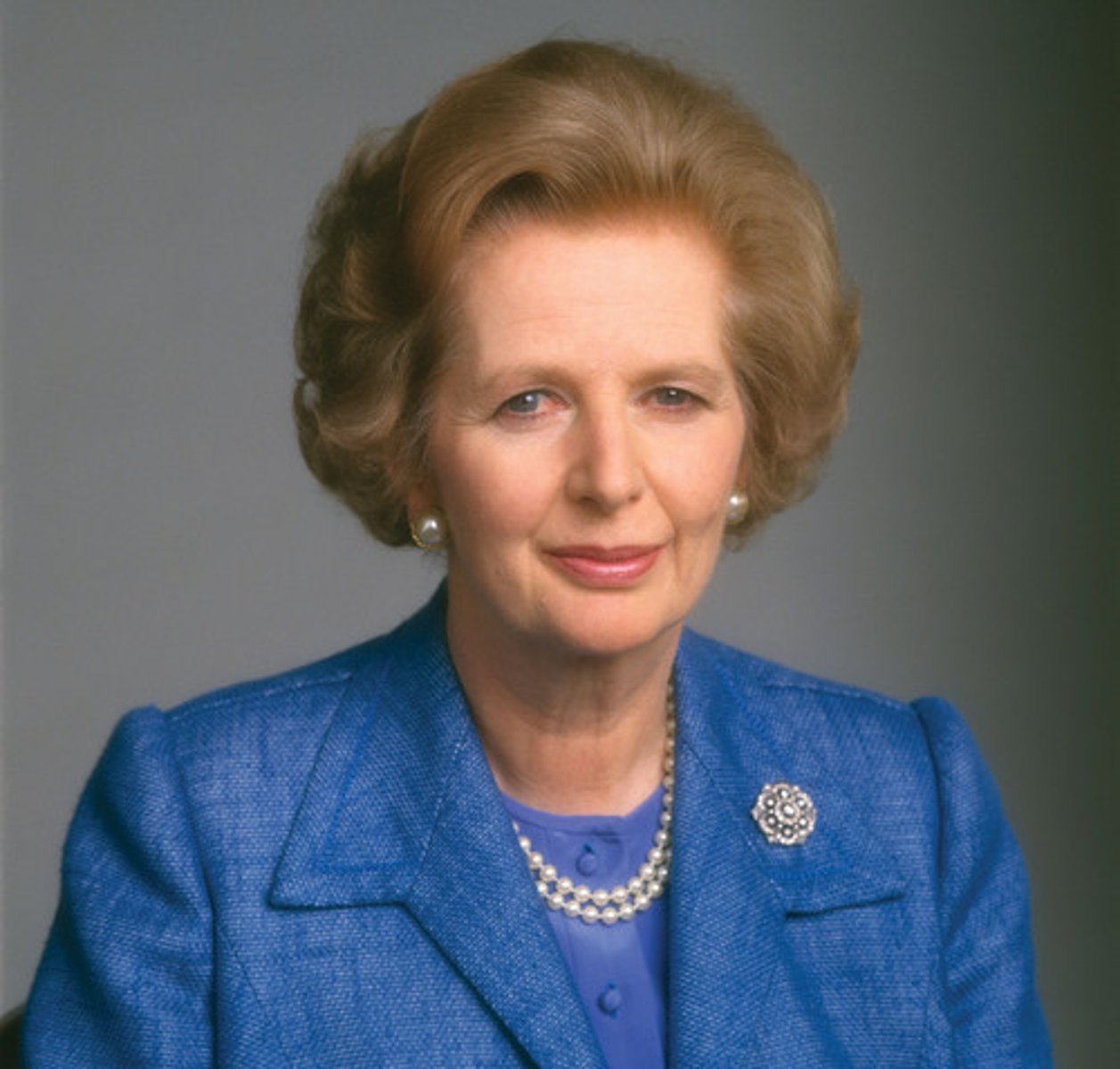<p>first female prime minister of Britain who served from 1979 to 1990; promoted free market trade policies and deregulation in the financial sector, privatizing state owned businesses, reducing the power of labor unions and decreasing income tax</p>