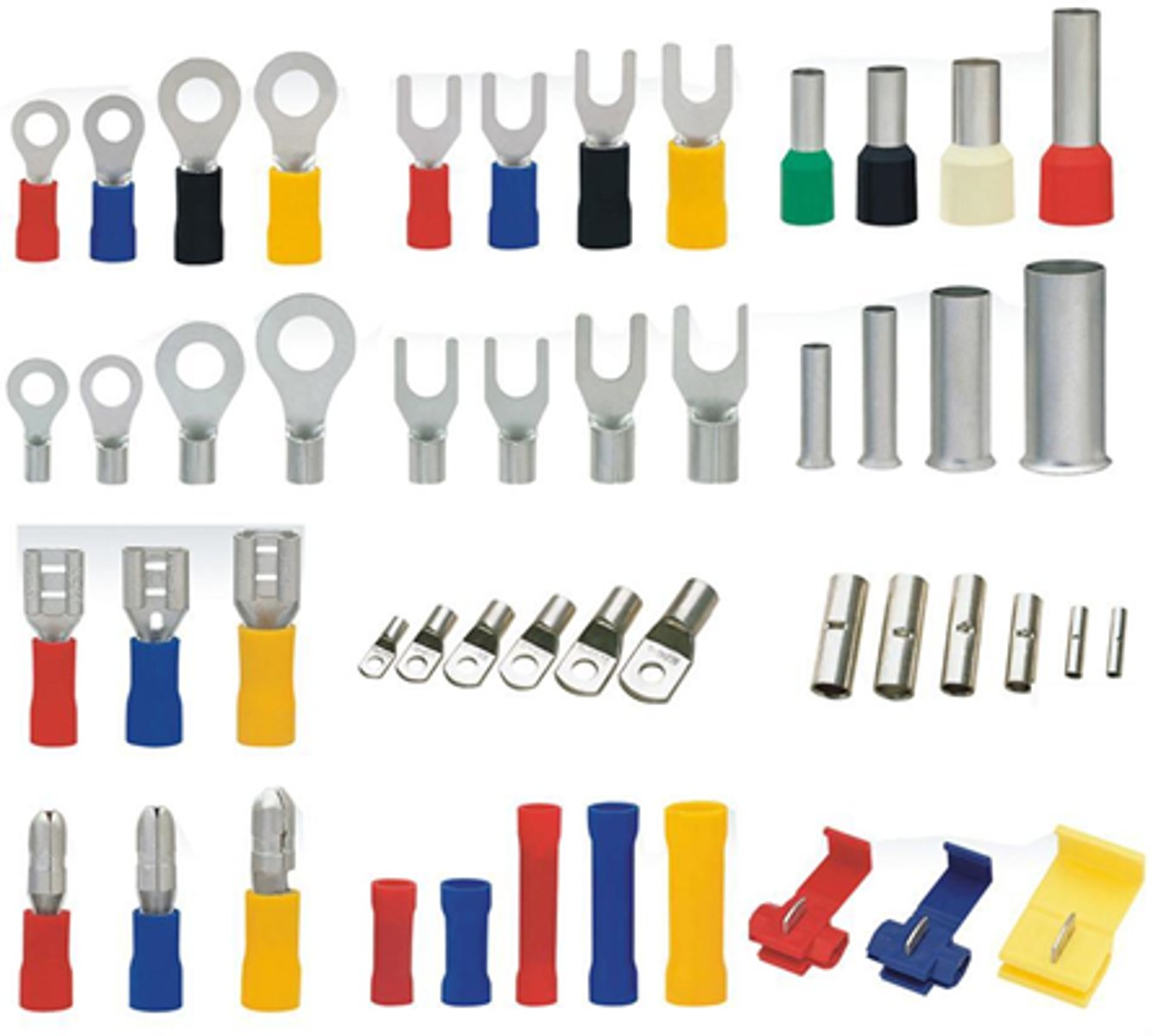 <p>Used where a permanent connection is desired. Connectors can be insulated or un-insulated. Commonly used for wiring on mobile equipment.</p>