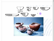 <p>Smaller compared to later counterparts-Decorated: adding new features (handles, spouts, knobs)-Ompholos Base - not flat but indented a little bit</p>