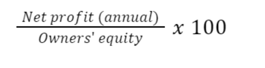 <p>how profitable an investment is</p>
