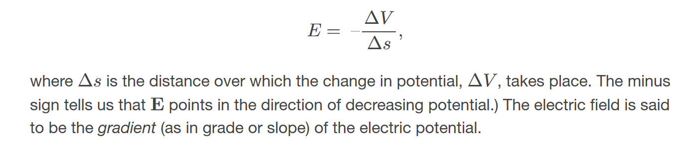 <p>The voltage between points A and B is determined by the electric field along the path connecting the two points, representing the work done per unit charge to move a charge from A to B. </p>