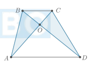 <p>Что известно о треугольниках AOB и COD?</p>