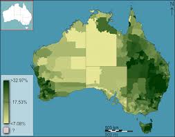 <p>Thematic map</p><p>Uses tones or colours to represent spatial data as average values per unit area</p>