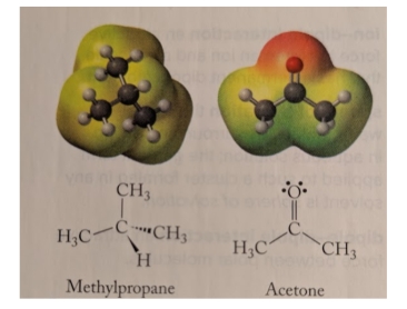 <p><span style="background-color: transparent;">These two molecules have the same molar mass and roughly similar shapes. Which has a higher boiling point, and why?</span></p><p><br></p>