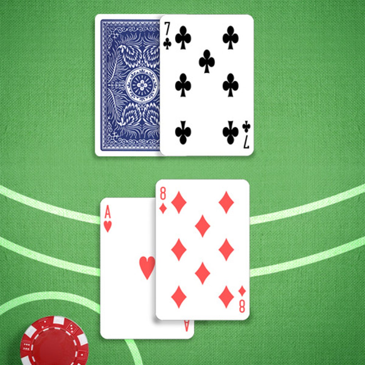 <p>You: 19</p><p>Dealer's Upcard: 7</p>