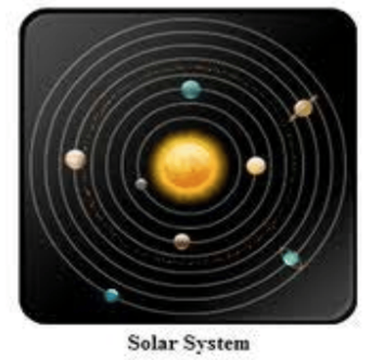 <p>Electrons must move around the nucleus like the planets move around the sun!</p>