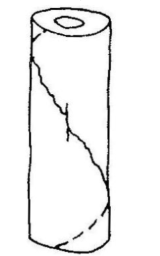 what loading type causes this bone failure