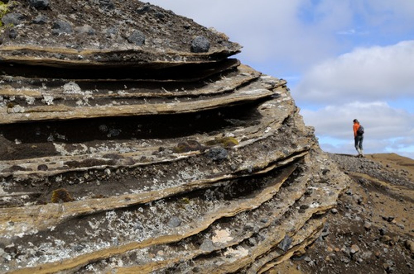 <p>When wind moves sand, dust and soil from one place to another.</p>