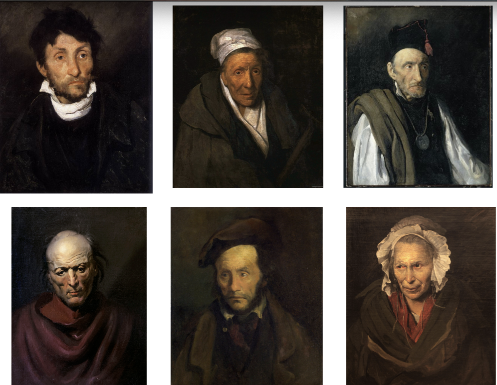 <p>Portraits of the insane</p><p>Gericault</p>