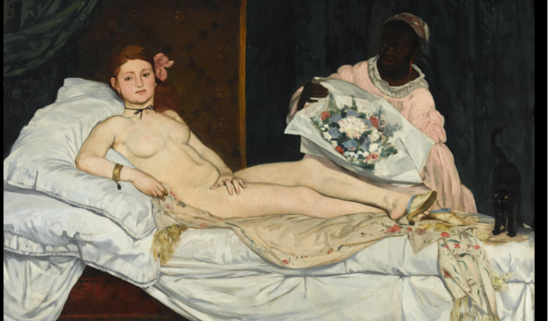 <p><span style="font-family: sans-serif">Édouard Manet, Olympia, 1863.</span></p>