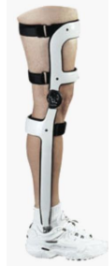 <p>What is the purpose of using a knee-ankle-foot orthosis (KAFO)?</p>