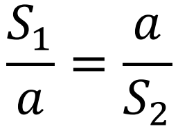 <p>The altitude is the geometric mean between the 2 segments of the hypotenuse</p>