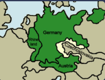 The white area on this map