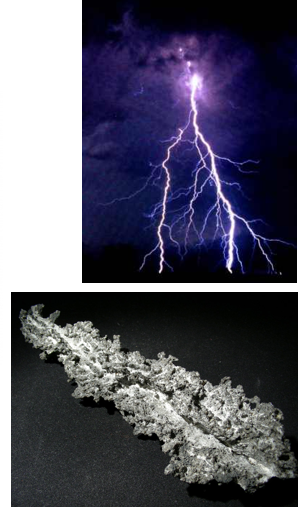 <p>•Naturally fused silica:</p><ul><li><p><strong>non-crystalline solid</strong> formed when <strong>molten material </strong>cools so <strong>quickly</strong> that <strong>atoms</strong> cannot form a <strong>crystal structure.</strong></p></li></ul><p>•<mark data-color="purple" style="background-color: purple; color: inherit;">Volcanic – Obsidian</mark></p><p><mark data-color="purple" style="background-color: purple; color: inherit;">•Lightning - Fulgurite</mark></p>