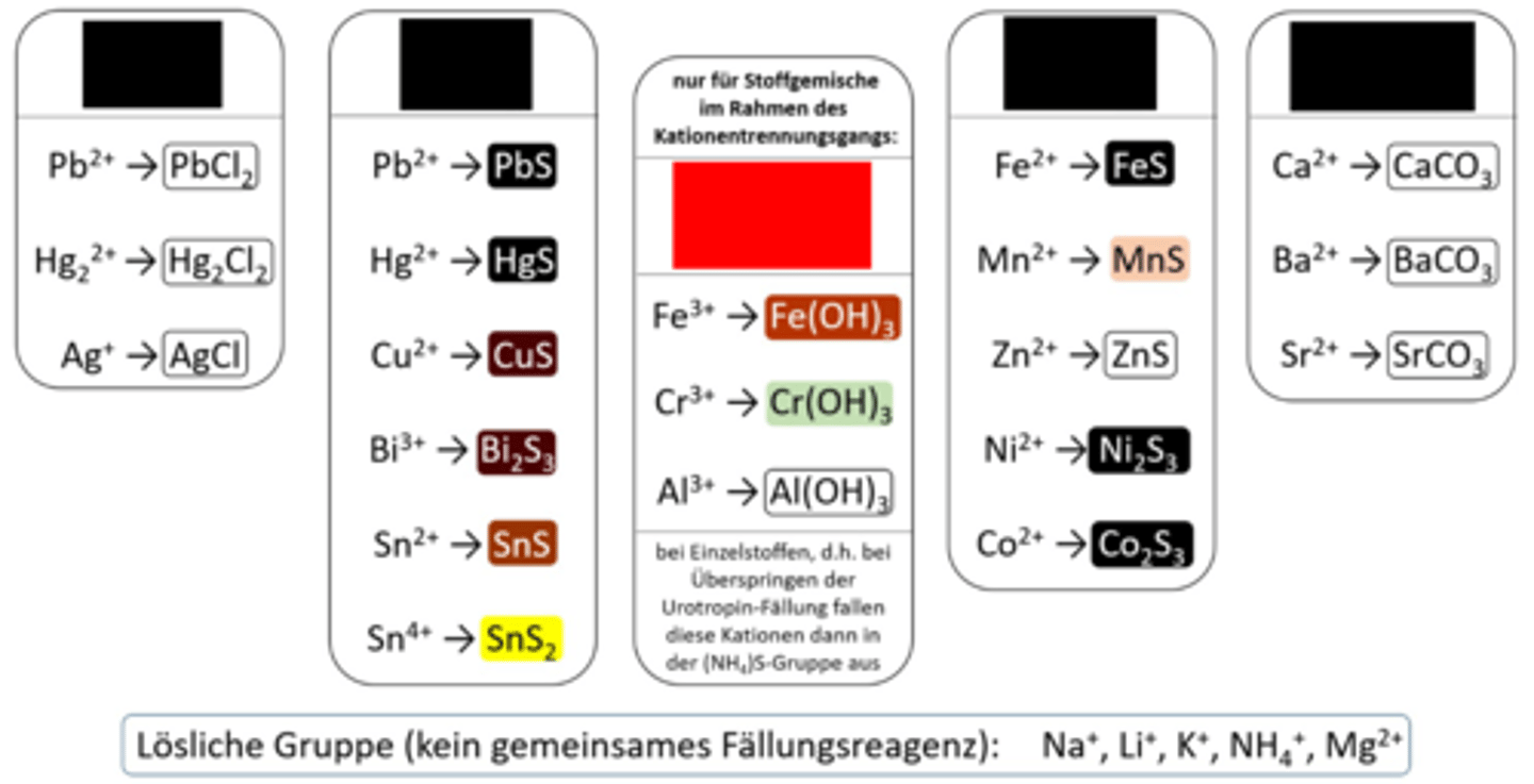 <p>Kationen-Gruppenreaktion 3</p>