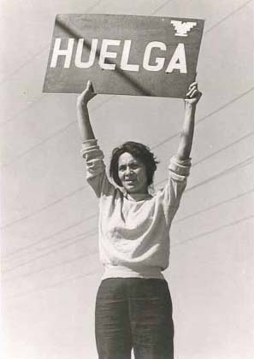 <p>A legendary labor leader and civil rights activist who co-founded the United Farm Workers (UFW) with César Chávez in 1962.</p>